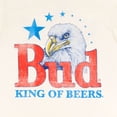 thumbnail image 2 of Budweiser - Bud King of Beers Bald Eagle T-Shirt-Large, 2 of 2