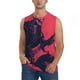thumbnail image 1 of Fotbe Rock Skull Guitarist Men's Camiseta sin Mangas Estampada para Hombres, Playera Casual para Gimnasio, Entrenamiento, Playa-Large, 1 of 7