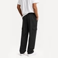 thumbnail image 6 of WQD Mens Cargo Sweatpants Baggy Gym Sweat Pants Drawstring Wide Leg Casual Lounge Pants with Pockets, 6 of 9