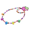 2pcs/Set Little Girls Jewelry Set Wooden Stretch Necklace Bracelet Play
