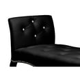 thumbnail image 4 of Baxton Studio Kristy Modern and Contemporary Black Faux Leather Classic Seating Bench, 4 of 5