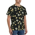 thumbnail image 5 of Rocae Daisy for Men's Moisture-Wicking Crew Tee - T-Shirt for Sports, Outdoor Activities, and Casual WearLarge, 5 of 9