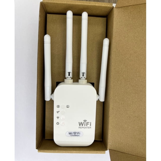 Repetidor WiFi ampliado con amplificación de señal inalámbrica de banda dual de 1200 m