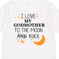 thumbnail image 4 of Inktastic I Love My Godmother To The Moon and Back Boys or Girls Long Sleeve Toddler T-Shirt, 4 of 5