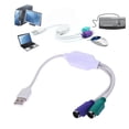 thumbnail image 3 of Accesorios para computadoras Convertidor de teclado de ratón USB a PS2 Puerto U a adaptador de línea de cable de puerto redondo Barbie Nuevos Originales, 3 of 6