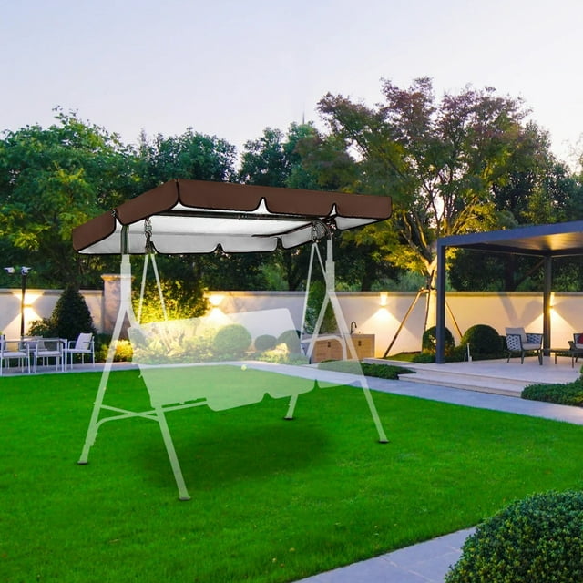 Polyester Cloth, Garden Seat Replacement, Double Replacement, Outdoor Patio Seat Cover(Top Cover Just)