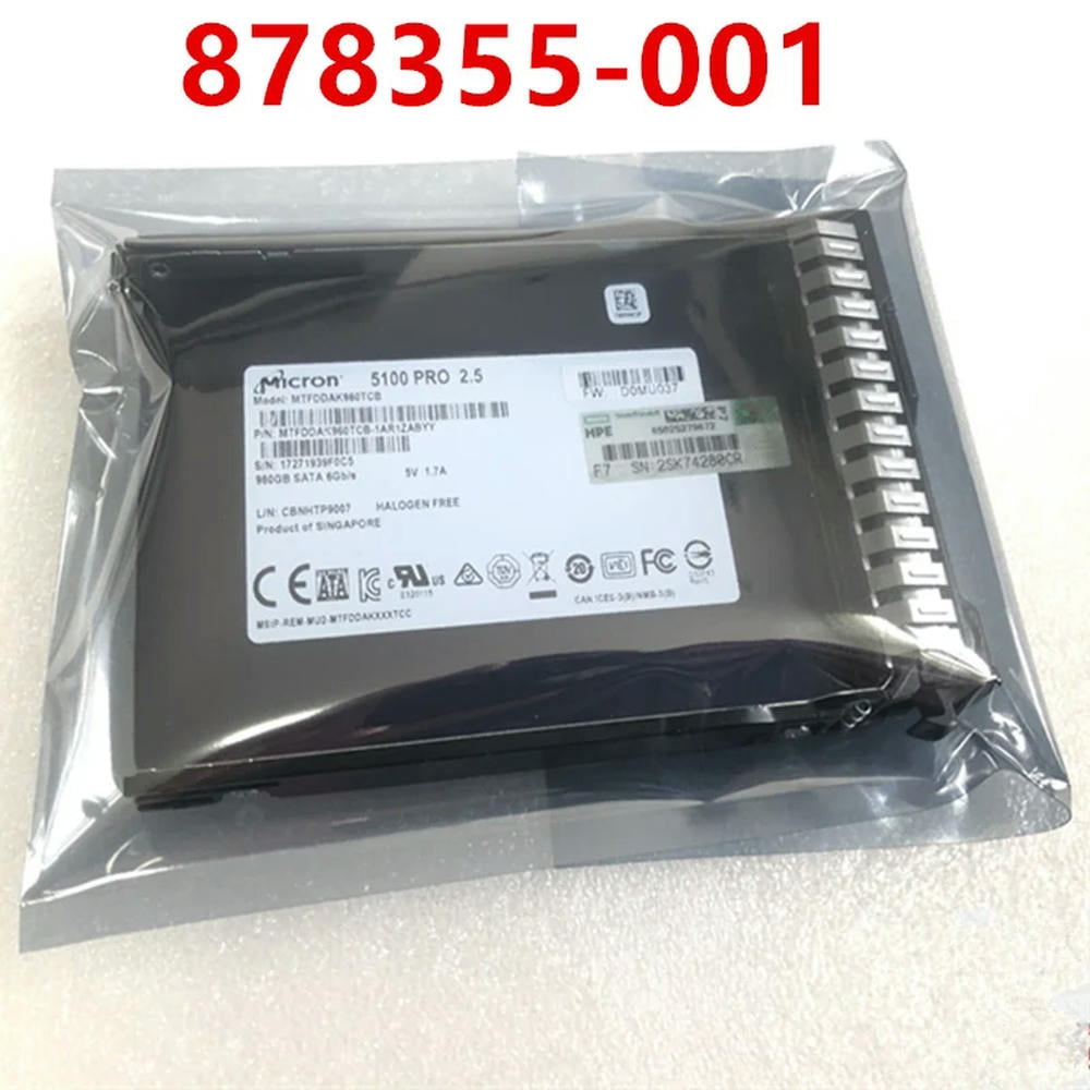 FOR Solid State Drive For 380G10 380G9 360 2.5 SSD SATA 960GB 878119-B21 878355-001