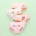 thumbnail image 2 of Yindaity Girls Underwear Soft Cotton Tagless Panties for Toddlers' & Little Kids' Comfort,Breathable Briefs(Light Pink,12-18 Years), 2 of 5