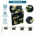 thumbnail image 6 of Lemons Leaves Table Runner 70 Inches, Summer Fruits Floral Botanical Black Bed Runner Dresser Scarves Tabletop for Indoor Outdoor Parties/Ceremony/Banquet, 13" x 70", 6 of 9