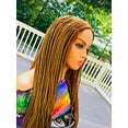 thumbnail image 5 of 2Chique Boutique Women's Layered Cornrow Box Braided Wig, with Baby Hair, Color 27 33 Inches, 5 of 6