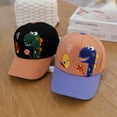 thumbnail image 5 of Summer Baby Boy Baseball Hat Dinosaur Infant Visor Caps Cotton Toddler Boys Sun Hats, 5 of 8