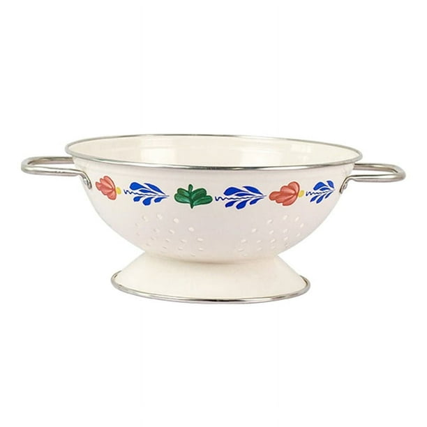 Cuenco de alambre de metal para frutas de ckepdyeh, plato para servir, soporte para canasta de dulces, canasta de frutas, colador de drenaje, colador de verduras, plato A