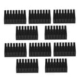 thumbnail image 1 of 10Pcs Aluminum Heat Sink Black Heat Dissipation for CPU Routers Cooling P31 x 12 x 45, 1 of 8