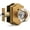 Antique Brass Bronze, variant on Privacy Door Knob in Satin Nickel Octagonal Crystal Door Knobs with Lock,Clear Diamond Glass Interior Door Lock for Bed Bath,Universal Door Knobsets,5Pack