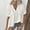 White, variant on Womens Business Casual Tops Ruffle Short Sleeve V Neck Flowy Dressy Summer Blouses Shirts White XL