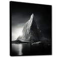 thumbnail image 2 of Designart "Frozen Illumination Grey Iceberg" Nautical & Beach Floater Framed Wall Decor, 2 of 7
