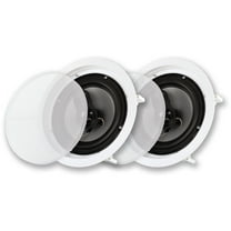 Acoustic Audio CSic83 In Ceiling Wall 8" Speaker Pair 3 Way Home Theater Speakers