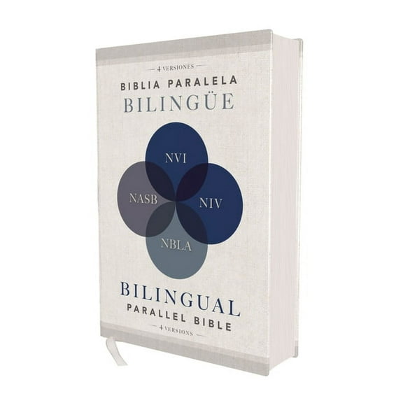Niv/Nvi/Nasb/Nbla, Bilingual Parallel Bible, Hardcover, Comfort Print / Niv/Nvi/Nasb/Nbla Biblia Paralela Bilingüe, Tapa, (Hardcover)