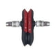 thumbnail image 1 of Soidarity 1 par de pastillas de freno de bicicleta en forma de V zapatas de freno piezas de repuesto componentes Ciclismo Rojo Soidarity OD021871-01, 1 of 6