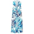 thumbnail image 5 of Enjoytime Sundresses For Women 2025 Trendy Fashion Printed Button Sleeveless V Neck Dress With Pocket Vintage Modest Flowy Comfy Dresses For Women, 5 of 5