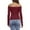 Sweater 363# Wine, variant on oqasdz Womens Sweater Off The Shoulder Long Sleeve Sweaters Basic Tops Going Out Cute Fall Winter Warm Fashion Casual Cozy Daily Wear