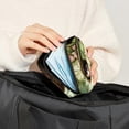 thumbnail image 5 of Sloth Mini Plush Sanitary Napkin Pouch - Makeup Bag, Period Bags for School, Small Travel Toiletry Bag for Women - 4.7x6.6x6.6 in, 5 of 6