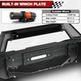 thumbnail image 5 of POFENZE Front Bumper for 2011-2016 Ford F250/F350/F450 Pickup Off Road Bumper w/Winch Plate Lights License Plate Bracket, 5 of 6