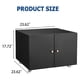 thumbnail image 5 of 177h negra mobile printer stand con almacenamiento-metal mesa para oficina en casa printers featuring almacenamiento estante y wheels ideal para para 3d printers, 5 of 6
