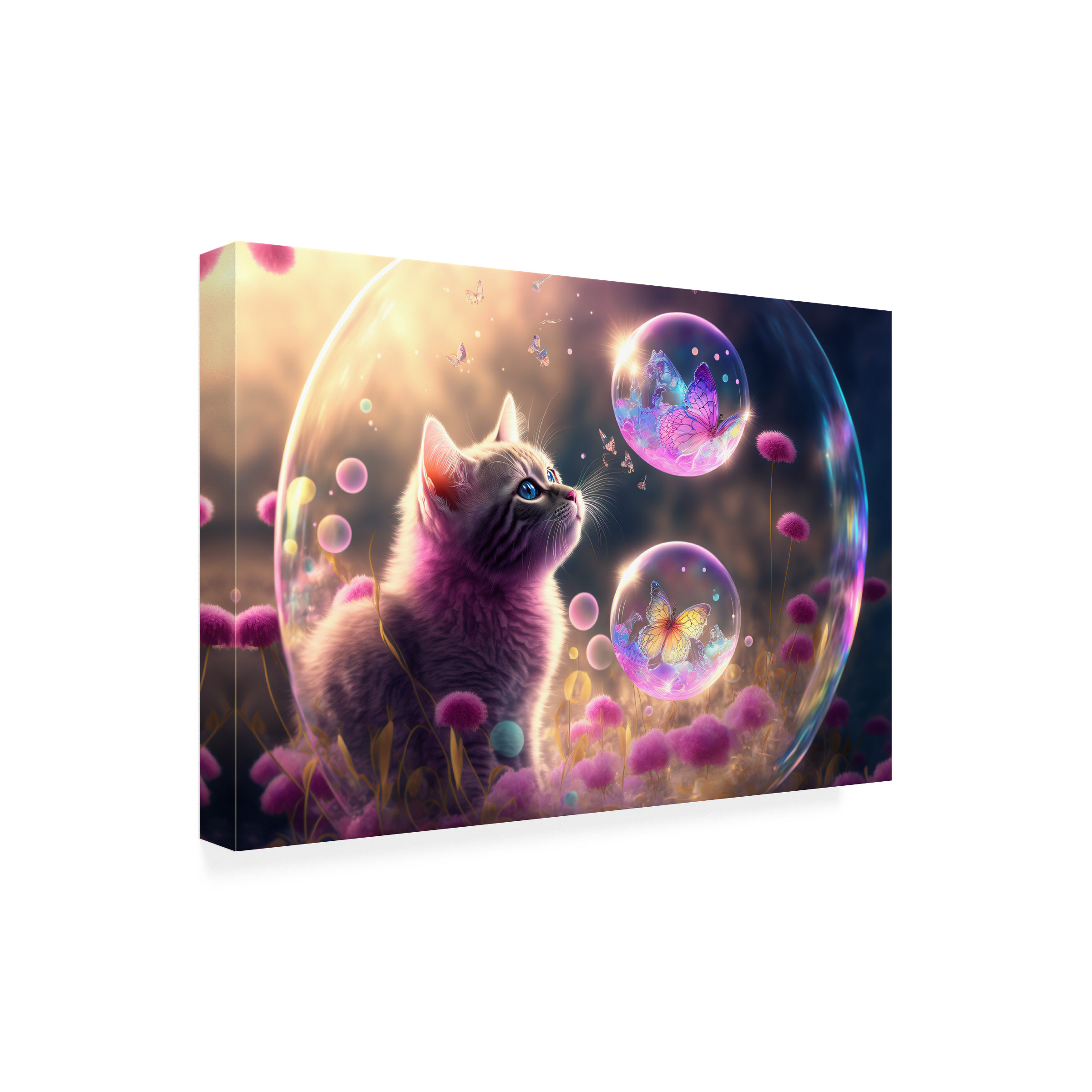 Canvas Wall Art - Ray Heere 'Mystical Morning 10' Wall Art for Living Room, Bedroom, or Office DÃ©cor by Trademark Fine Art - 47 x 30 Inches