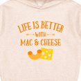 thumbnail image 3 of Inktastic Life's Better Mac & Cheese Toddler Hoodie, 3 of 4