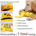 thumbnail image 2 of Dog Treat Dispensing Duck Dog Toy Squeak Dog Puzzle Toy Durable Plush Chew Toys For Small Medium Large Dogs Training Playing, 2 of 4