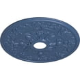 thumbnail image 3 of 30 7/8"OD x 3 5/8"ID x 1 3/8"P Rose Ceiling Medallion (Fits Canopies up to 5 1/4"), Hand-Painted Americana, 3 of 5