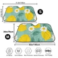 thumbnail image 2 of Goofa Lemons Chamomile Flowers And Leaves Printed Car Windshield Sunshade,Foldable Reflective Sun Visor,UV Protection Heat Blocker Sunshade,Car Cooling Accessory-Medium, 2 of 7