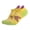 Yellow, variant on WREESH Women's Casual Towel Bottom Running Socks, Slip Combed Sweat Absorbing Breathable Ankle Socks for Sports and Hiking Blue