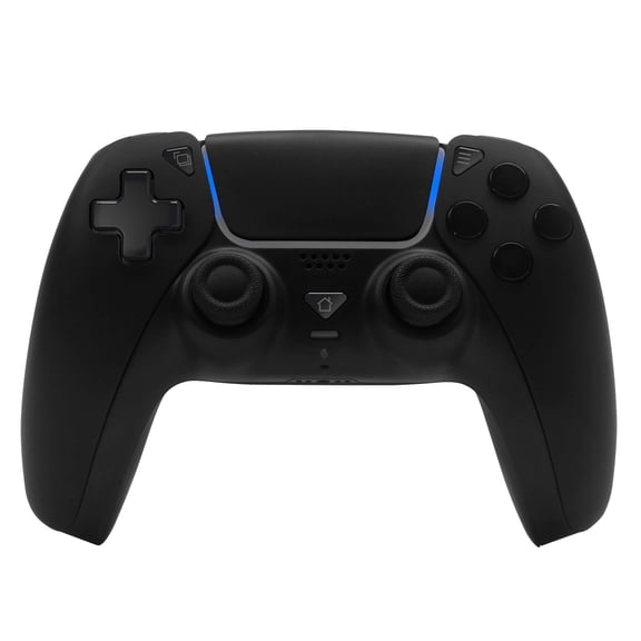 Gaming Controller Compatible with PS5/Slim/Pro/PC, Wireless Gamepad with 6-Axis Gyro/Dual Vibration/1500mAh Battery - Black