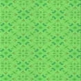thumbnail image 1 of Ahgly Company Machine Washable Indoor Square Transitional Emerald Green Area Rugs, 5' Square, 1 of 7