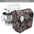 thumbnail image 2 of Owls Stand Mixer Cover, Crazy Owls and Tasty Delicious Sweets Cupcakes Ice Cream Candy and Abstract Leaves, Kitchen Appliance Organizer Bag Cover with Pockets, 5 Quarts, Multicolor, by Ambesonne, 2 of 4