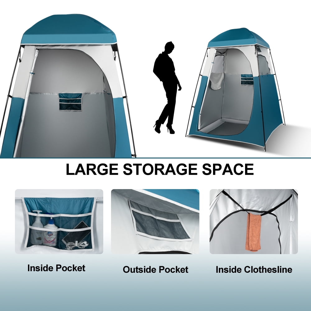 VINGLI Shower Tent, Camping Changing Room Tent, 6.7 ft