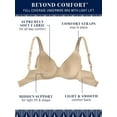 thumbnail image 7 of Women's Vanity Fair 75204 Beyond Comfort Full Coverage Underwire Bra (Star White 36DD), 7 of 7