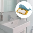 thumbnail image 2 of Unique Bargains 1 Pc Soap Dish Cartoon Whale Soap Holder for Bathroom Dark Blue, 2 of 6