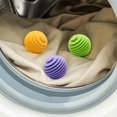 thumbnail image 4 of Boules de Lessive pour Laveuse, 9 Pcs Boules pour Sécheuse en Silicone Caoutchouc Réutilisables Boules de Séchage Tissu Adouci pour Laveuse Réduit les Rides et l'Adhérence, 4 of 7