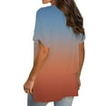 thumbnail image 5 of Weikingp Casual T Shirts For Women Shirts For Teens Girls Summer Tops For Women Short Sleeve Tops For Women Ladies Tops And Blouses Orange S, 5 of 6
