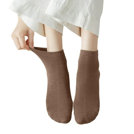 

GWAABD Low Ankle Socks Stockings To Keep Warm Sock Lightweight Cotton Socks