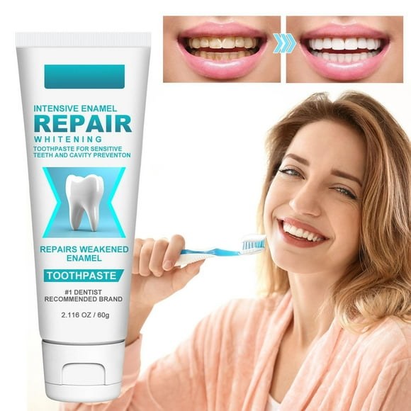 Toothpaste - Intensive Enamel Repair Toothpaste for Sensitive Teeth to Reharden and Strengthen Enamel Extra Fresh 60G, Cleaning Teeth, Easter Makeup,Mother'S Day Gifts, Fluoride Toothpaste,