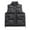 Dark Gray, variant on Oplxuo Men's Vintage Padded Puffer Vest Winter Warm Outdoor Thick Stand Collar Sleeveless Outerwear Jackets with Pockets