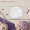 thumbnail image 3 of MOVTOTOP 1 Bag White Wool Felting Material for Beginners Soft Solid Color Wool Roving for DIY Crafting, 3 of 7