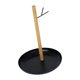 thumbnail image 5 of Cesta de frutas, organizador de almacenamiento de frutas, multifuncional, estable, moderna, con forma de plátano. negro, 5 of 9