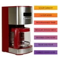 Kenmore 12 Cup Aroma Control Programmable Coffee Maker Strong Brew