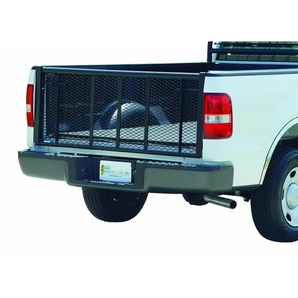 Go Ind 6673B Tailgate Flow Thru V Shaped Mesh Non Lockable Black Steel