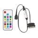 thumbnail image 1 of Tira de luces LED RGB de 5V, 2,4G, 17 teclas, Control remoto para carcasa de PC (3 pines a SATA) Likrtyny Para estrenar, 1 of 6